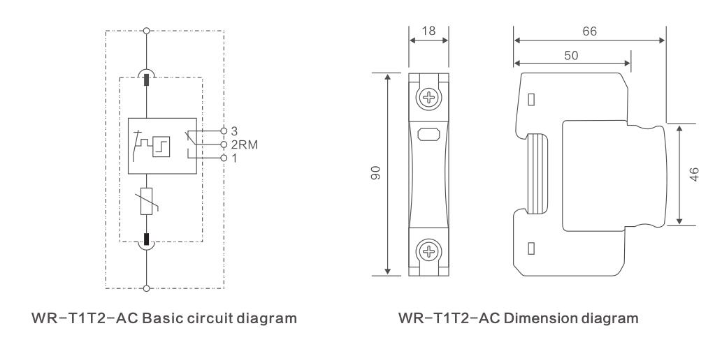 1P 20KA B + C Surge Protector Power Supply Manufacturer SPD Circuit Diagram