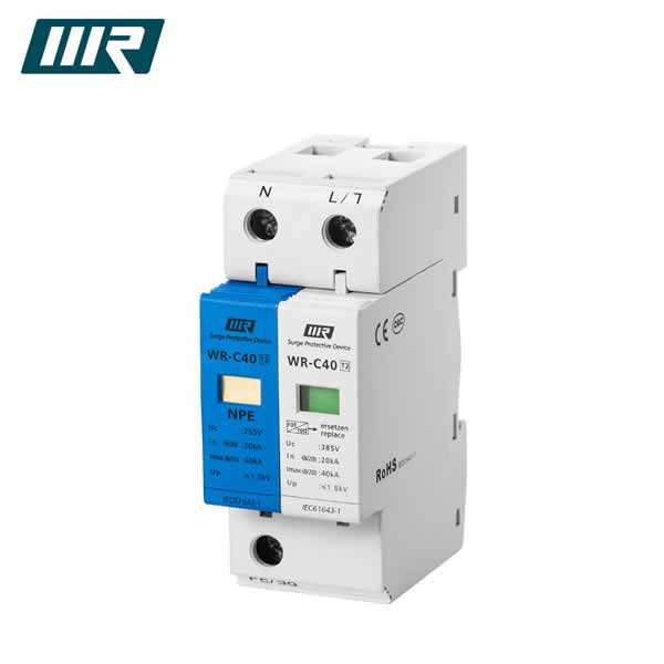 T2 1P+NPE ln20kA lmax40kA 275V-385V SPD