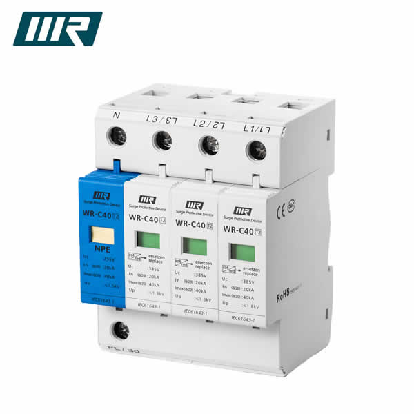 T2 3P+NPE ln20kA lmax40kA 275V-385V SPD