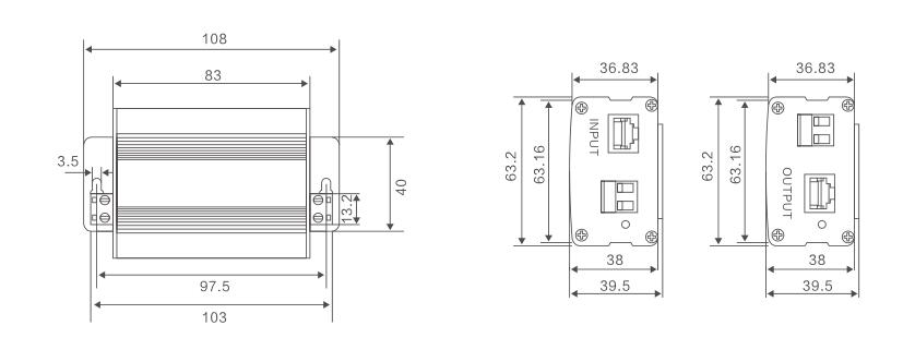 Protective power line RJ45 network signal line CCTV system SPD details
