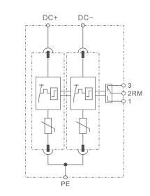 Wholesale DC surge protector 1000v 20kA lightning protector circuit diagram