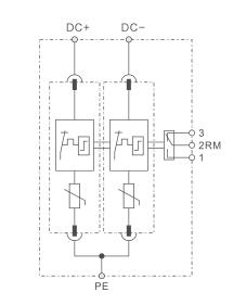 批发直流电涌保护器1000v 20kA雷电保护器电路图