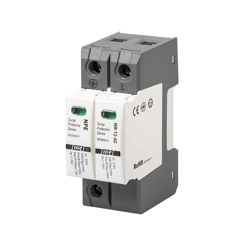 T2 1P+NPE/1+1 ln20kA lmax40kA SPD