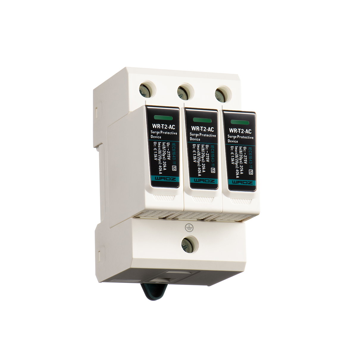 D type T2 3P/3+0 lmax40kA SPD